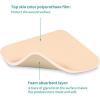 imageDimora Heel Foam Dressing NonAdhesive Hydrophilic Pads Highly Absorbent 55 x 4 in Pack of 5 Waterproof Dressing for Wound Care4x 410PCS