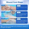 imageDimora Hydrogel Wound Dressing 17quot x3quot  Burn Pads Sterile Soothing Bandage Cooling Protective Treatment for Minor Burns ampamp Blisters Cuts AbrasionsCracked Nipples 10 Count4 x 4 10 Count