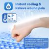 imageDimora Hydrogel Wound Dressing 17quot x3quot  Burn Pads Sterile Soothing Bandage Cooling Protective Treatment for Minor Burns ampamp Blisters Cuts AbrasionsCracked Nipples 10 Count4 x 4 10 Count