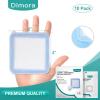 imageDimora Silicone Super Absorbent Wound Dressings  Gentle Adhesive Bandages with Ultrasorb PolymerHeavy Exudate Wound Care Pads 5quotX 5quot 10 Packs4x 4