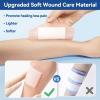 imageDimora Silicone Super Absorbent Wound Dressings  Gentle Adhesive Bandages with Ultrasorb PolymerHeavy Exudate Wound Care Pads 5quotX 5quot 10 Packs4x 8