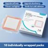 imageDimora Silicone Super Absorbent Wound Dressings  Gentle Adhesive Bandages with Ultrasorb PolymerHeavy Exudate Wound Care Pads 5quotX 5quot 10 Packs5x 5