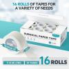 imageDimora Soft Paper Surgical Tape 8 Rolls Hypoallergenic Medical Tape for Sensitive SkinBreathable First Aid Wound Tape with PainFree Removal Secures Dressing and Medical Devices 2quot x 10 YardsWhitePaper Tape 16 Rolls