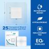 imageDimora Waterproof Adhesive Bandages with Pad Transparent Film Dressing 4x4 inch 25 Packs Clear Bandage Tape for Wound Care Fragile Skin and SwimmingIV Shield Tattoo Aftercare4x4 Inch