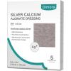 imageDimora Upgrade Silver Calcium Alginate Wound Dressing Antibacterial Non Stick Gauze Highly Absorbent Sterile Bandage Pads4 x 4 Patches 5 PacksAg alginate 5pack