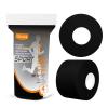 imageDimora Athletic Tape Easy Tear Sports Tape with Serrated Edges Strong Adhesion No Residue Ideal for Gymnastics Boxing Lacrosse Hockey and First Aid Black 15 in x 45 ft Pack of 4Black Athletic Tape 4 Rolls