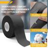 imageDimora Athletic Tape Easy Tear Sports Tape with Serrated Edges Strong Adhesion No Residue Ideal for Gymnastics Boxing Lacrosse Hockey and First Aid Black 15 in x 45 ft Pack of 4Black Athletic Tape 4 Rolls