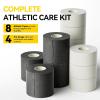 imageDimora Athletic Tape and Pre Wrap Kit 8  4 Rolls Premium Sports Wrap for Injury Prevention ampamp Support Easy Tear and No Sticky Residue Essential Combo for Athletes Trainers ampamp Coaches