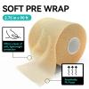 imageDimora Pre Wrap Athletic 4 Rolls Prewrap Headband for Hair 120 Yards Foam Underwrap Athletic Tape Best Padding for Underneath Sports Tape 275 Inches x 30 Yards  Beige