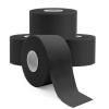 imageDimora Athletic Tape Easy Tear Sports Tape with Serrated Edges Strong Adhesion No Residue Ideal for Gymnastics Boxing Lacrosse Hockey and First Aid Black 15 in x 45 ft Pack of 4Black Athletic Tape 4 Rolls