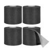 imageDimora Pre Wrap Athletic 4 Rolls Prewrap Headband for Hair 120 Yards Foam Underwrap Athletic Tape Best Padding for Underneath Sports Tape 275 Inches x 30 Yards  Black