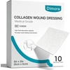 image:imageDimora Collagen Wound Dressing 100 Bovine Type I Collagen Sponge High Absorbency 4X Fluid Biodegradable for Chronic amp Acute Wounds Promotes Faster Healing 2X2 5PCS2210PCS