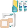 image:imageDimora 2 Packs 6oz Hydrogel First Aid Ointment  Silicone Foam Dressing with Border 20 Pack Adhesive 4x4