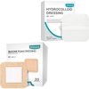 image:imageDimora Hydrocolloid Dressing 4 x 4 10 Pack 05mm Thick  Silicone Foam Dressing with Border 20 Pack Adhesive 4x4