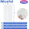 image:image10 Pack Hydrocolloid Bandages 2x4 5 Packs Ag Silicone Foam Dressing 4 x 425 X 25 pad Adhesive Waterproof Wound Dressing High Absorbency Fast Healing