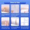 image:image10 Pack Hydrocolloid Bandages 2x4 5 Packs Ag Silicone Foam Dressing 4 x 425 X 25 pad Adhesive Waterproof Wound Dressing High Absorbency Fast Healing