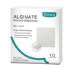 image:imageDimora 50 Packs Transparent Dressing  Calcium Alginate4 x 4 Patches 10 Pack NonStick