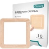 image:imageDimora Hydrocolloid Wound Dressing10 Pack 03mm  Silicone Foam Dressing with Border Adhesive 6x6 10 Pack