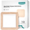 image:imageDimora Silicone Foam Dressing Without Border 4x 4 5 Pack  6x6 with Border 10 Pack