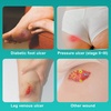 image:imageDimora Silicone Foam Dressing with Border Adhesive 6x6 10 Pack  Silver Ag Sterile Wound Bandage 4x 4 5 Pack