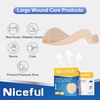 image:imageSilicone Foam Dressing 9x9 5 PacksSilicone Foam Dressing 6 x 643 X 43 pad Adhesive Dressing High Absorbency Sacral Foam Dressing
