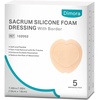 image:imageSilicone Foam Dressing with Border Adhesive 6x6 5 Pack  Sacrum Foam 7x7 Sacral Pads Absorbent Breathable Bed Sore Pressure Dressing