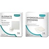 image:imageDimora Calcium Alginate Wound Dressing 4 x 4 Patches amp Hydrocolloid Dressing 4 x 4 Sterile SelfAdhesive Patches