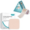 image:imageDimora Foam Dressing Sterile NonAdhesive Hydrophilic Pads 10 Pack  Soft Waterproof Silicone Medical Tape No Residue 16in x 59 in1 Roll