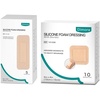 image:imageDimora Foam Wound Dressing 2x5 5 Pack  Silicone Foam Dressing with Border Adhesive 4x4 10 Pack