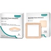 image:imageDimora Silicone Foam Dressing Without Border 4x 4 5 Pack  6x6 with Border 10 Pack