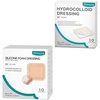 image:imageSilicone Foam Dressing 3x3 10 Pack ampHydrocolloid Wound Dressing 10 Pack