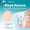image:imageDimora Sacrum Silicone Absorbent Wound Dressing with Border 7 x 7 Sacral Dressing for Bed Sores Pressure Sore Large Bandage with Gentle Adhesive for Moderate to Heavy Exudate 10 Count7x 7  10 pcs