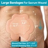 image:imageDimora Sacrum Silicone Absorbent Wound Dressing with Border 7 x 7 Sacral Dressing for Bed Sores Pressure Sore Large Bandage with Gentle Adhesive for Moderate to Heavy Exudate 10 Count7x 7  20 pcs