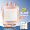 image:imageDimora Sacrum Silicone Absorbent Wound Dressing with Border 7 x 7 Sacral Dressing for Bed Sores Pressure Sore Large Bandage with Gentle Adhesive for Moderate to Heavy Exudate 10 Count5x 5  20 pcs