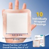 image:imageDimora Sacrum Silicone Absorbent Wound Dressing with Border 7 x 7 Sacral Dressing for Bed Sores Pressure Sore Large Bandage with Gentle Adhesive for Moderate to Heavy Exudate 10 Count5x 5