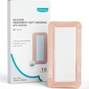 image:imageDimora Sacrum Silicone Absorbent Wound Dressing with Border 7 x 7 Sacral Dressing for Bed Sores Pressure Sore Large Bandage with Gentle Adhesive for Moderate to Heavy Exudate 10 Count4x 8