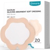 image:imageDimora Sacrum Silicone Absorbent Wound Dressing with Border 7 x 7 Sacral Dressing for Bed Sores Pressure Sore Large Bandage with Gentle Adhesive for Moderate to Heavy Exudate 10 Count7x 7  20 pcs
