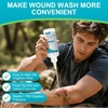 image:imageDimora Portable First Aid Wound Wash Solution OTC Skin and Wound Cleanser for Cuts Abrasions Lacerations Burns SkinNeutral pH  3Pack Travel Size 60mL Each 6oz Total60ml3