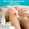 image:imageDimora Portable First Aid Wound Wash Solution OTC Skin and Wound Cleanser for Cuts Abrasions Lacerations Burns SkinNeutral pH  3Pack Travel Size 60mL Each 6oz Total296ml